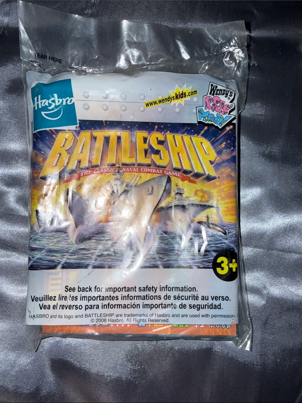 Wendy’s Kids Meal 2008 Mini Battleship Game!!